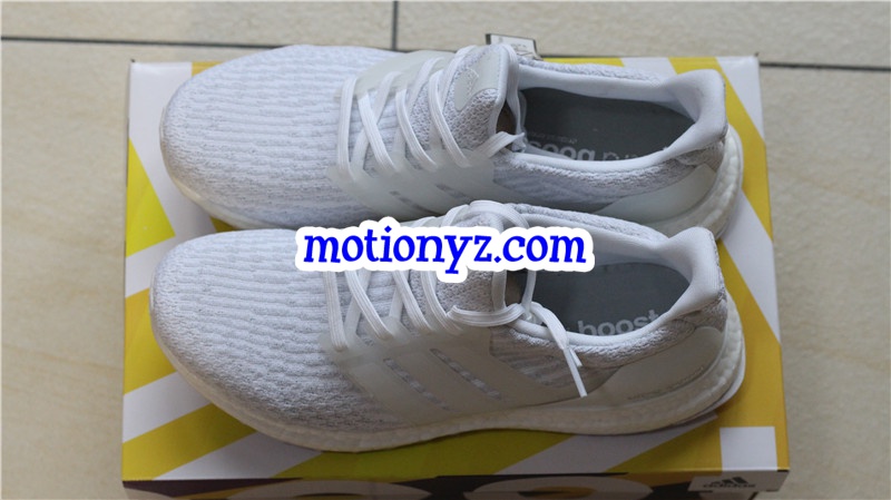 Adidas Ultra Boost 3.0 Triple White Real Boost